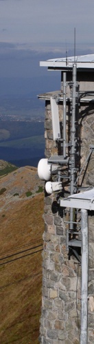 Zakopane - Kasprowy Wierch - antena sieci Orange 1800 MHz CID 54453 oraz 2 radiolinie